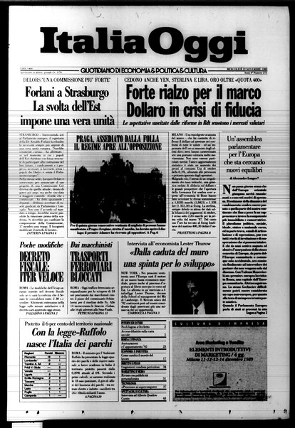 Italia oggi : quotidiano di economia finanza e politica